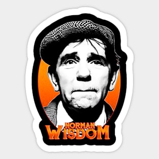 Norman Wisdom Inspired Design Sticker